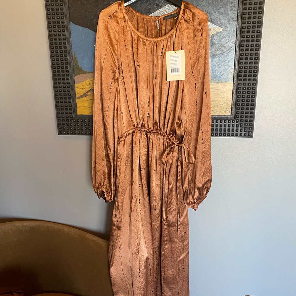 Stine Goya Hammered Silk Dress